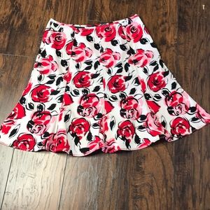 Beautiful Floral High Waist Vintage Skirt